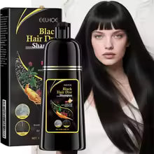 EELHOE Champú Tinte Negro 3 en 1