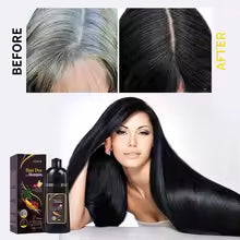 EELHOE Champú Tinte Negro 3 en 1