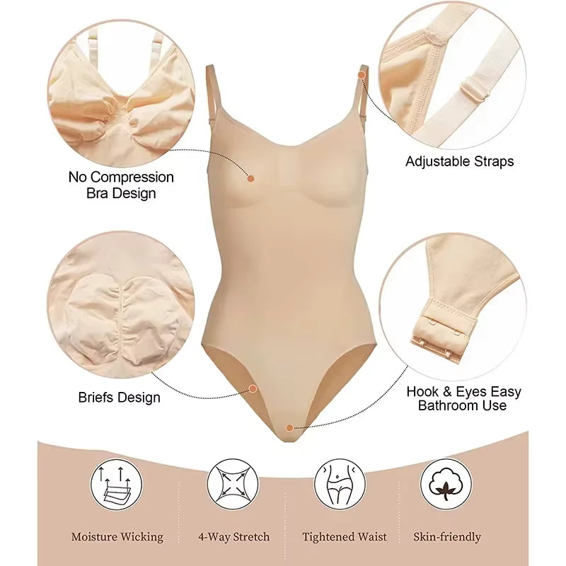Body Adelgazante Beige – Moldea y Realza tu Figura con Estilo